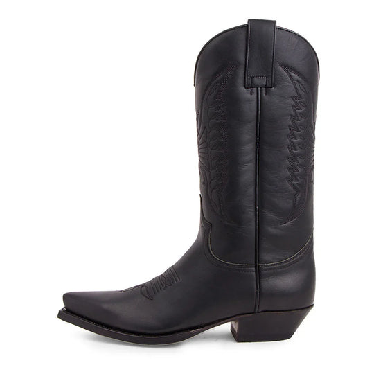 Klassische bestickte Cowboystiefel für zeitlosen Stil EB