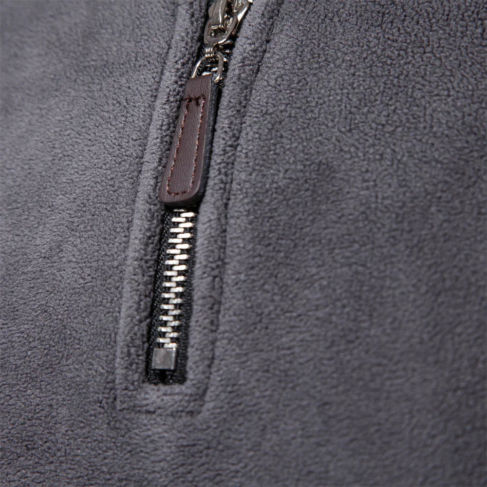 EB | Weiches Fleece Sweatshirt mit Reißverschluss Warm und Komfortabel Ideal für Kaltes Wetter
