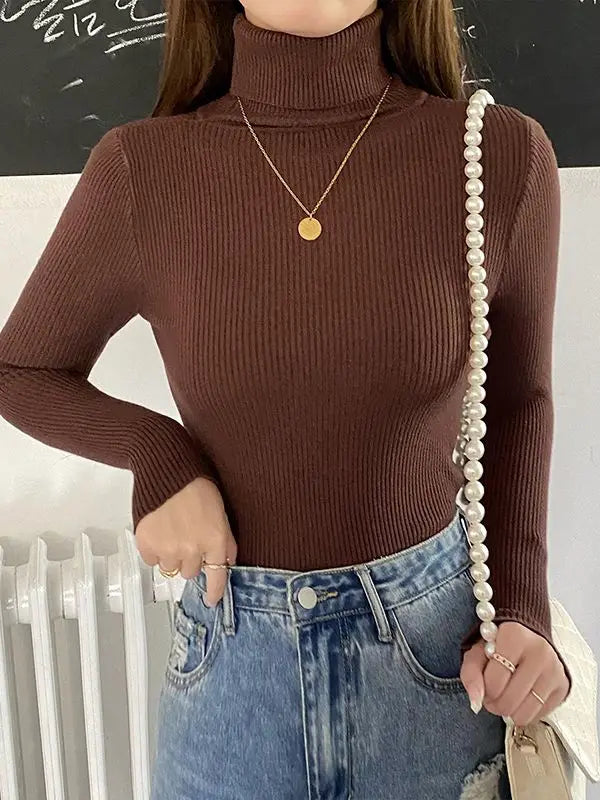 EB | Strickpullover Gerippte Struktur Figurunabhängiger Schnitt