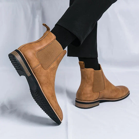 EB | Leder Chelsea Stiefel