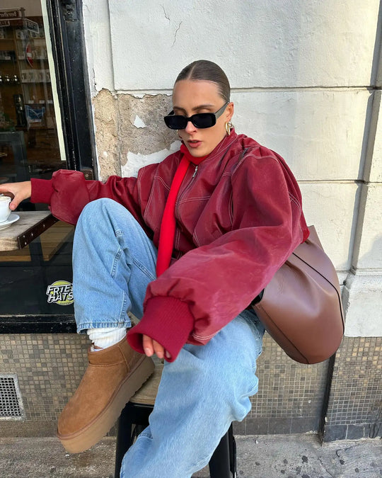 EB | Lederjacke - Stilvoll & Modern
