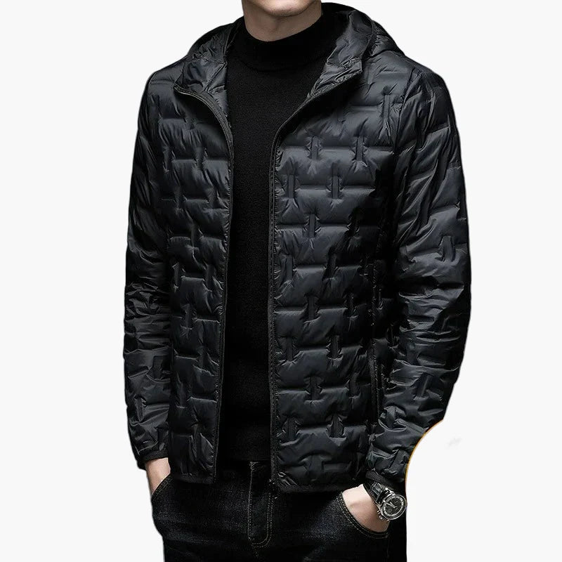 EB | Steppjacke mit Kapuze - Winter Outdoor Freizeitjacke