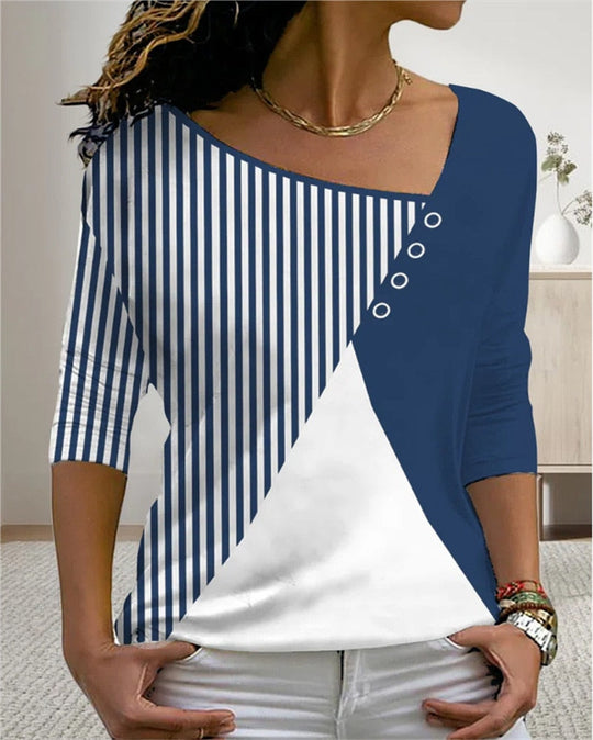 EB | Mirtesshirt V-Ausschnitt T-Shirt für Damen