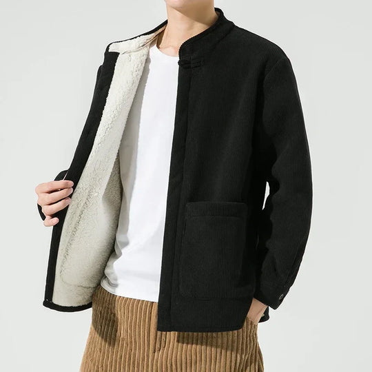 EB | Leichtes Cordjacke für Herren mit großen Taschen