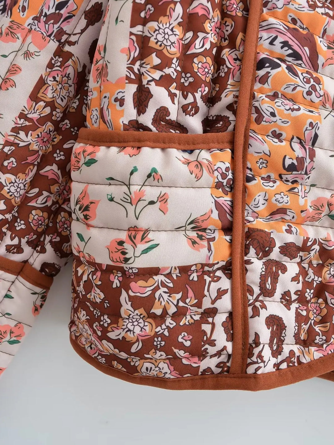 EB | Wintermantel mit Blumenmuster