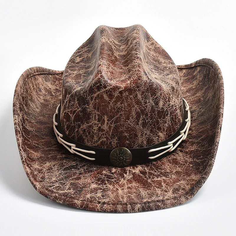 EB - Cowboyhut mit Knochenperlenbesatz