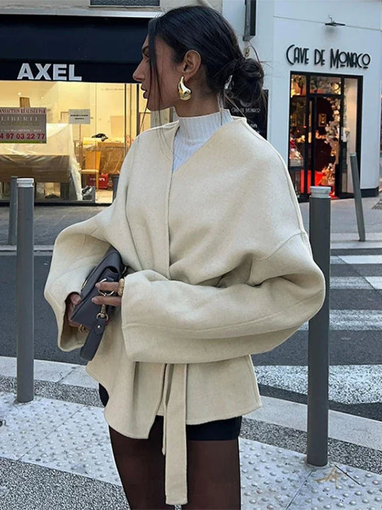 EB | Fleece-Jacke Mit Gürtel