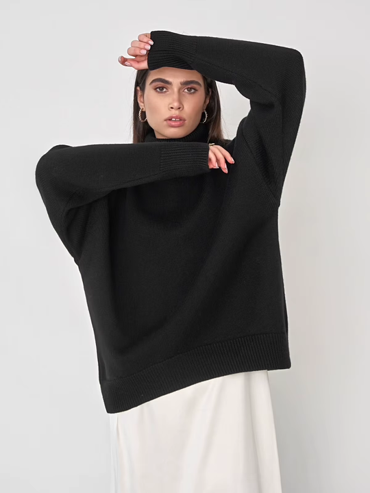 EB | Kuscheliger Oversize-Pullover mit Rollkragen