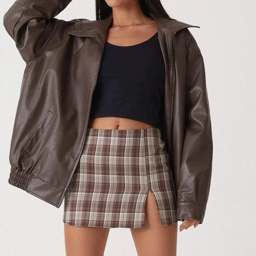 EB | Oversized Lederjacke