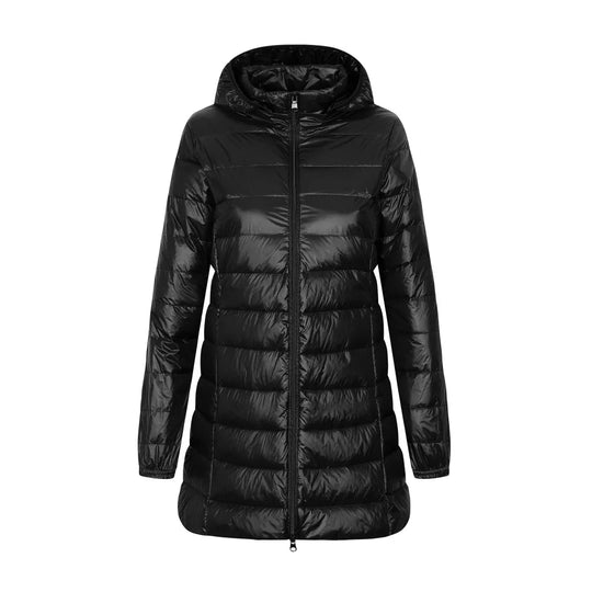 EB | Winter Daunenjacke mit Kapuze - Lang