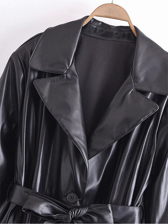EB | Imitationslederjacke für Damen