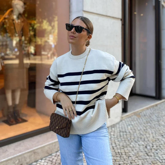 EB | Gestreifter Pullover Sweater