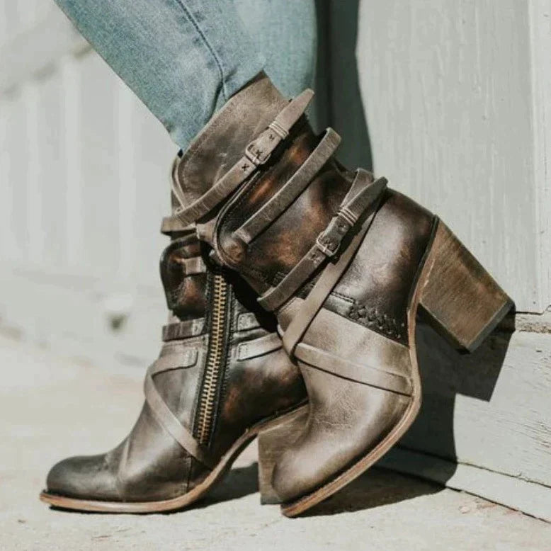 Damen Retro Stiefel