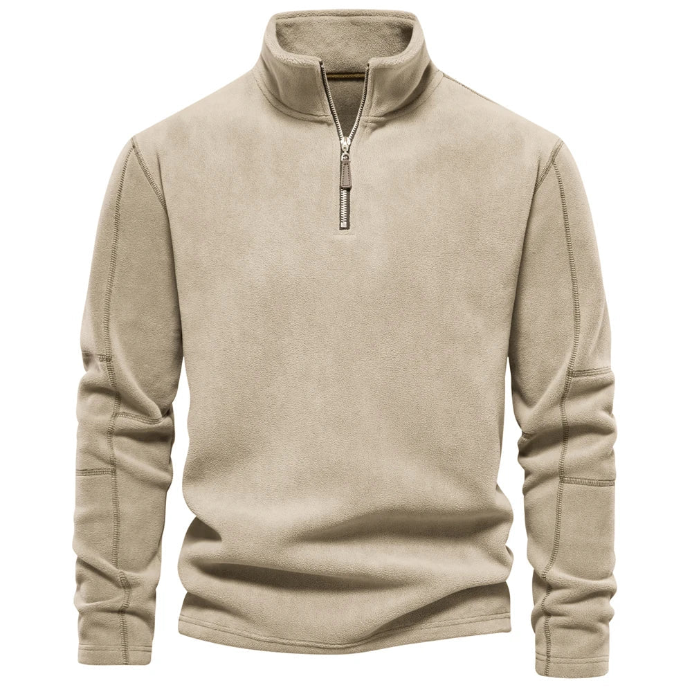 EB | Weiches Fleece Sweatshirt mit Reißverschluss Warm und Komfortabel Ideal für Kaltes Wetter