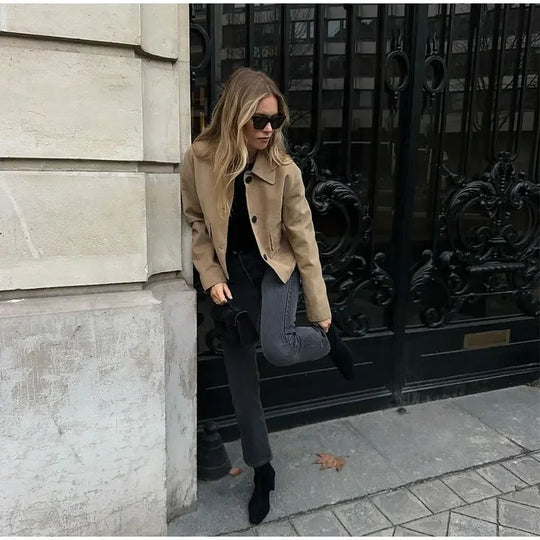 EB | Damen Wildlederjacke