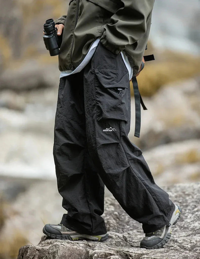 EB Herren Cargohose mit seitlichen Taschen und weiter Passform