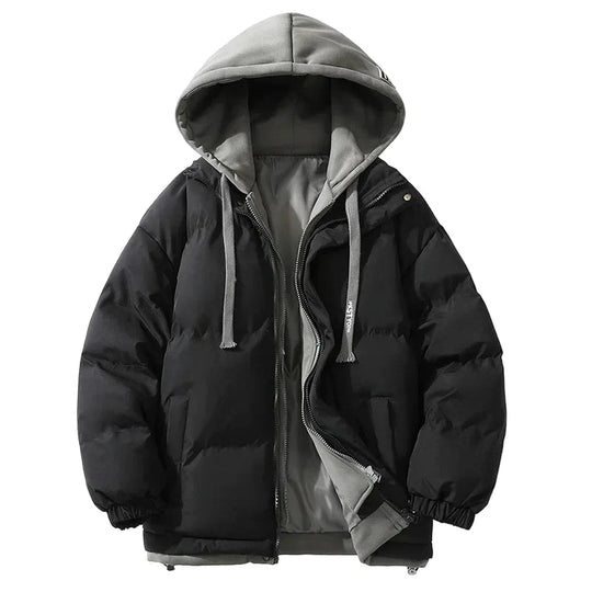 EB | Winter Daunenjacke mit Kapuze - Modischer Streetwear-Puffer für Alltag & Outdoor