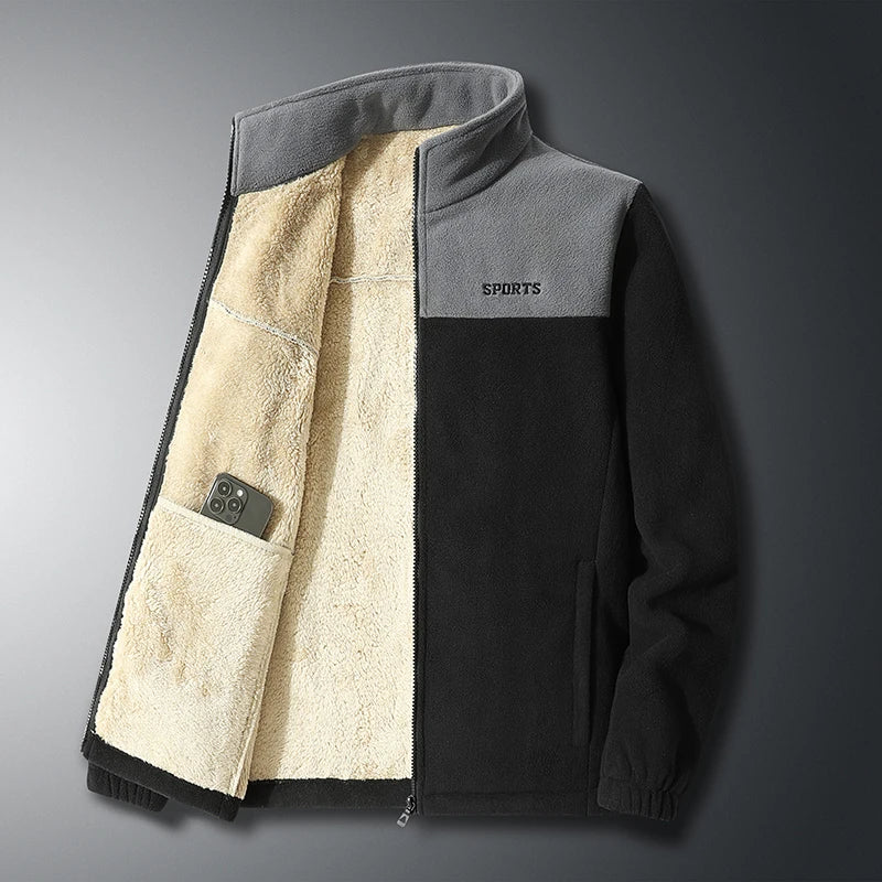 EB | Weiche Fleecejacke mit Taschen Polyester Sportlich und Warm