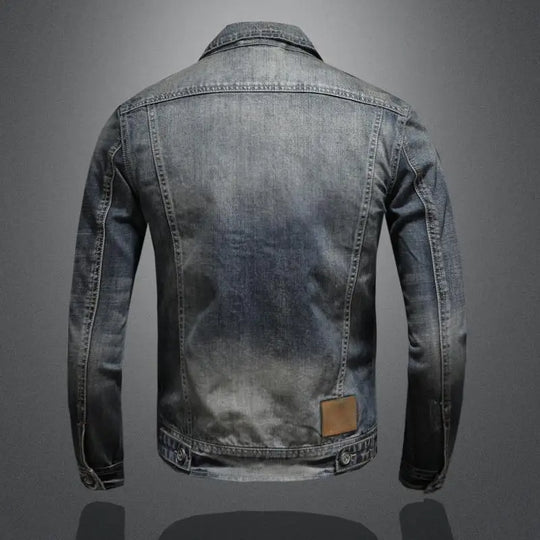 EB - Lässige und stilvolle Herbst Vintage Jeansjacke für Herren