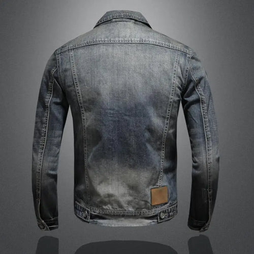 EB - Lässige und stilvolle Herbst Vintage Jeansjacke für Herren