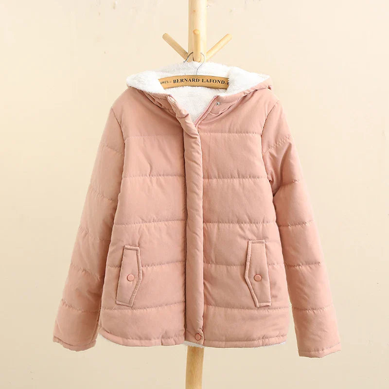 EB | Winter Kapuzen Fleece-Gefütterte Jacke