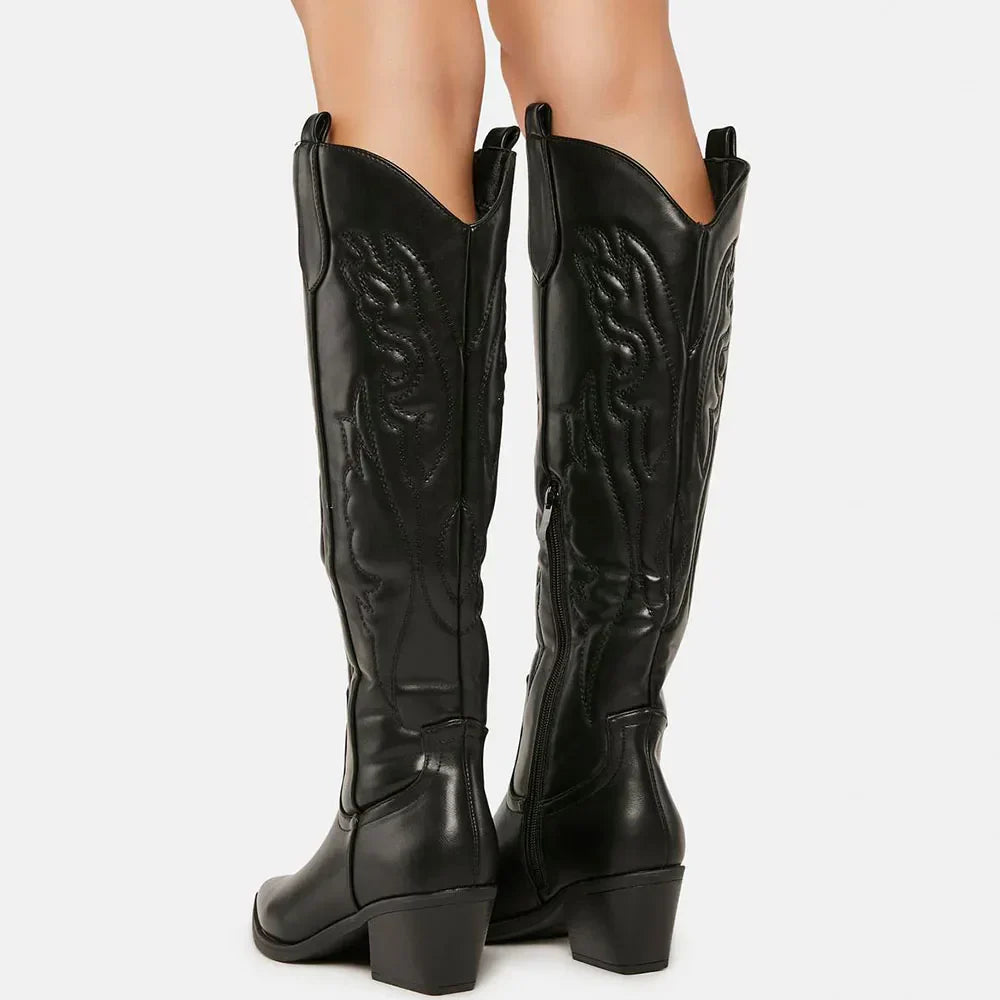 EB | Robuste Cowboystiefel Bis Zum Knie