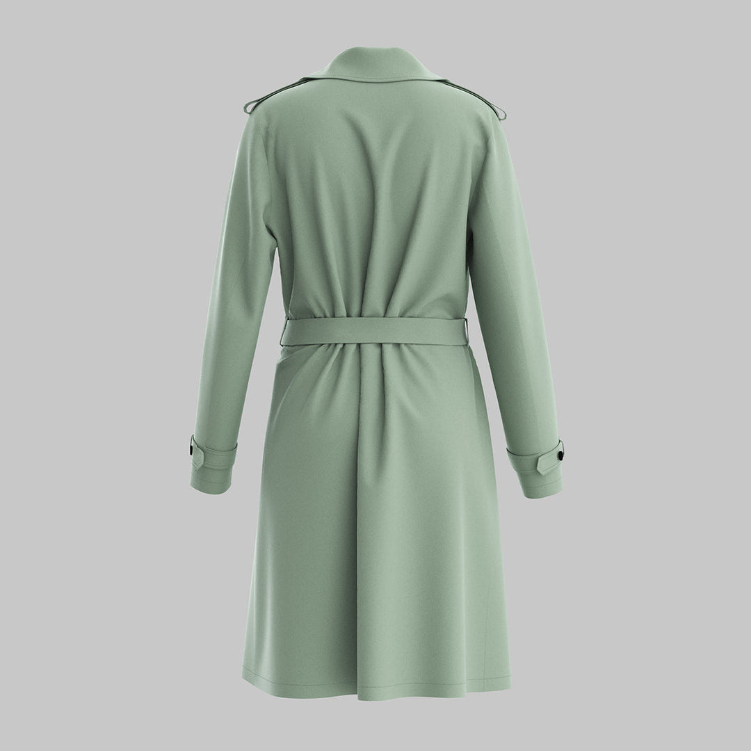 EB | Klassischer Trenchcoat mit Gürtel