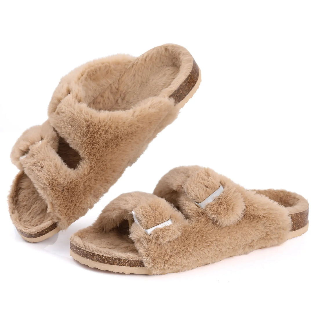 EB - Chic Winter-Plüsch-Fellpantoffeln für Damen