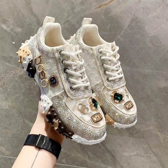 EB | Funkelnde Diamanten Schuhe