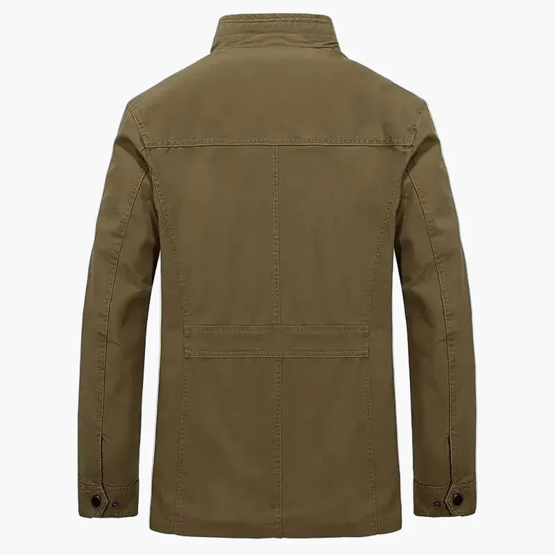 EB | Freizeitjacke mit Stehkragen und Mehrfachtaschen - Lässige Übergangsjacke für Alltag und Outdoor