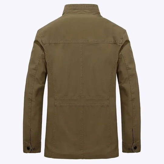 EB | Outdoor Übergangsjacke mit Stehkragen und Mehrfachtaschen - Lässige Mode für Alltag und Freizeit
