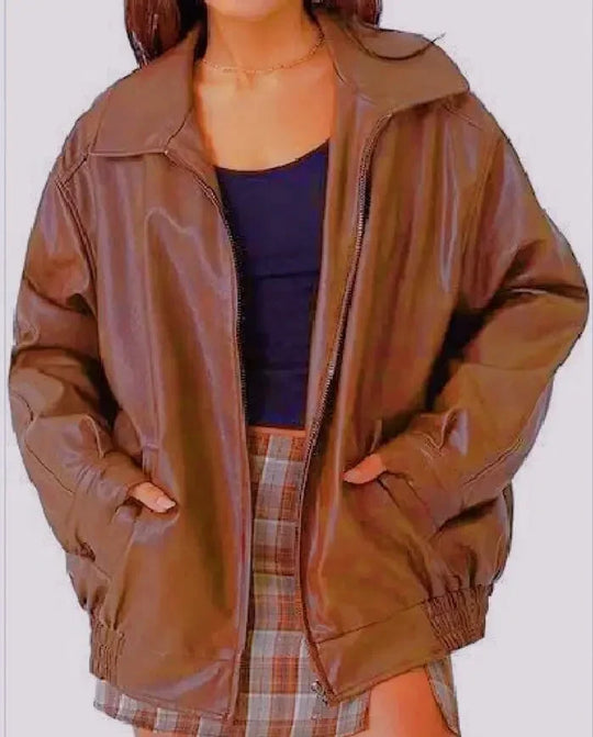 EB | Oversized Lederjacke