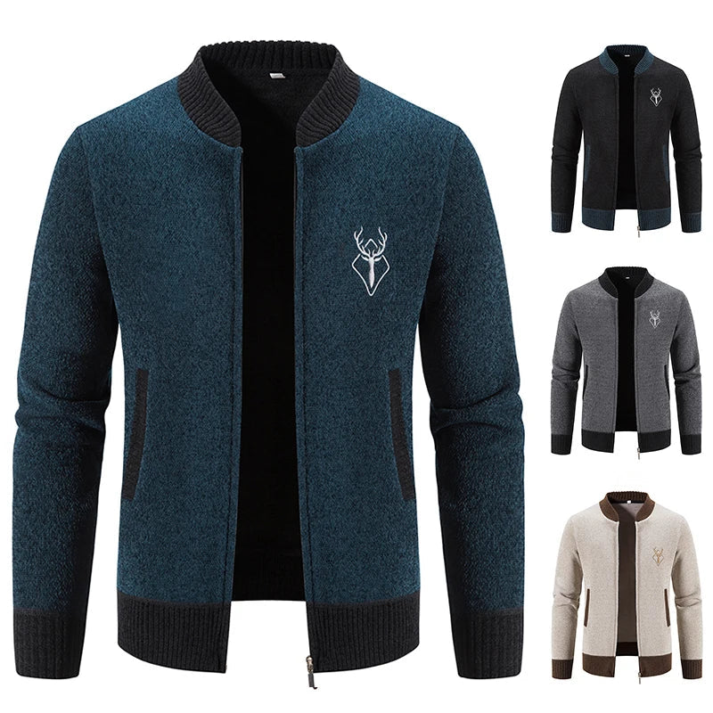 EB | Lässige Strickjacke für Herren aus hochwertigem Garn