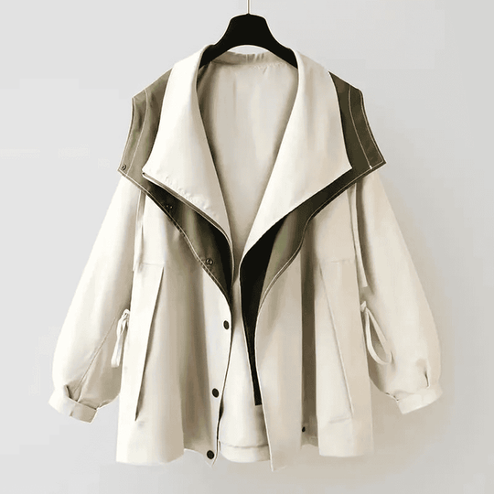 EB | Oversized Damenjacke Mit Kapuze