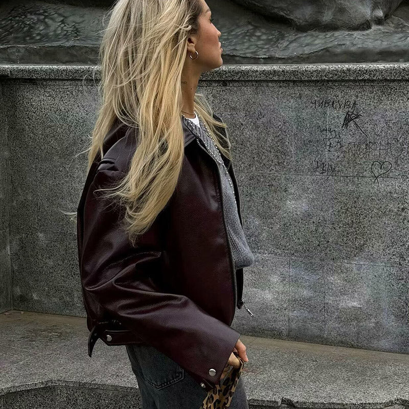 EB | Modische Jacke mit langen Ärmeln und Reißverschluss