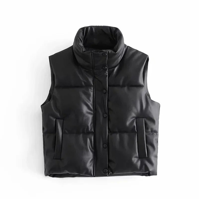 EB | Leder Weste Kurz & Stylisch