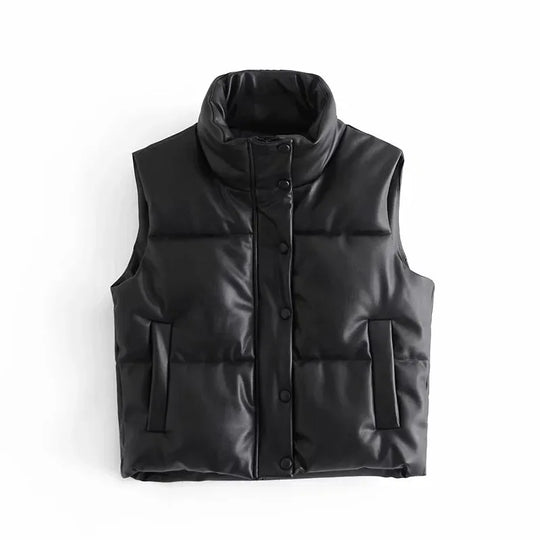 EB | Leder Weste Kurz & Stylisch
