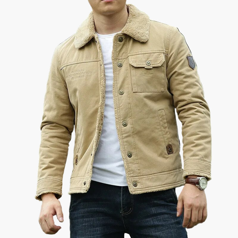 EB | Freizeitjacke mit Fleecekragen - Modische Outdoor Übergangsjacke für Alltag und Abenteuer