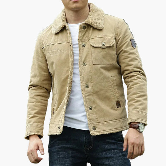EB | Freizeitjacke mit Fleecekragen - Modische Outdoor Übergangsjacke für Alltag und Abenteuer