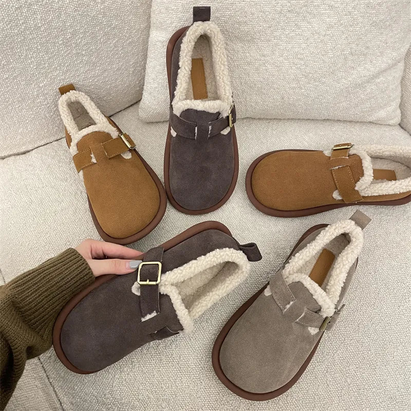 Mikaela Leder Hausschuhe | Warm & Trendy EB