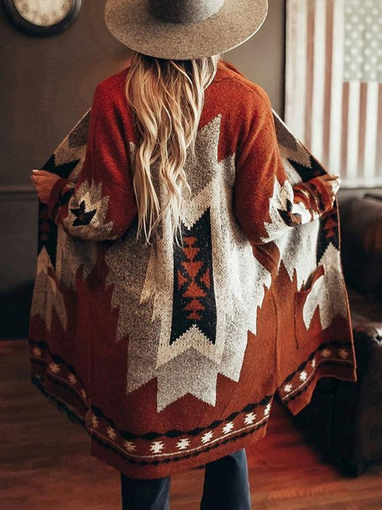 EB | Ethno Stil Strickjacke