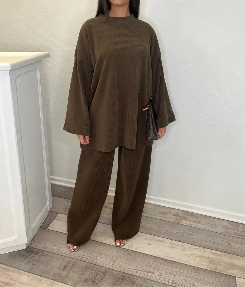 EB | Komfort: Damen Corduroy Zweiteiler
