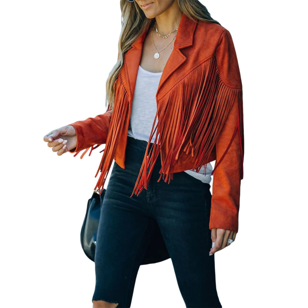 EB | Damen Wildleder-Motorradjacke