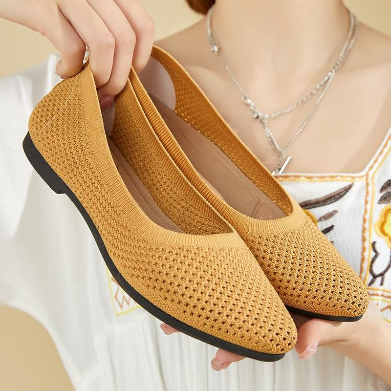 Graue Orthopädische Ballerinas EB