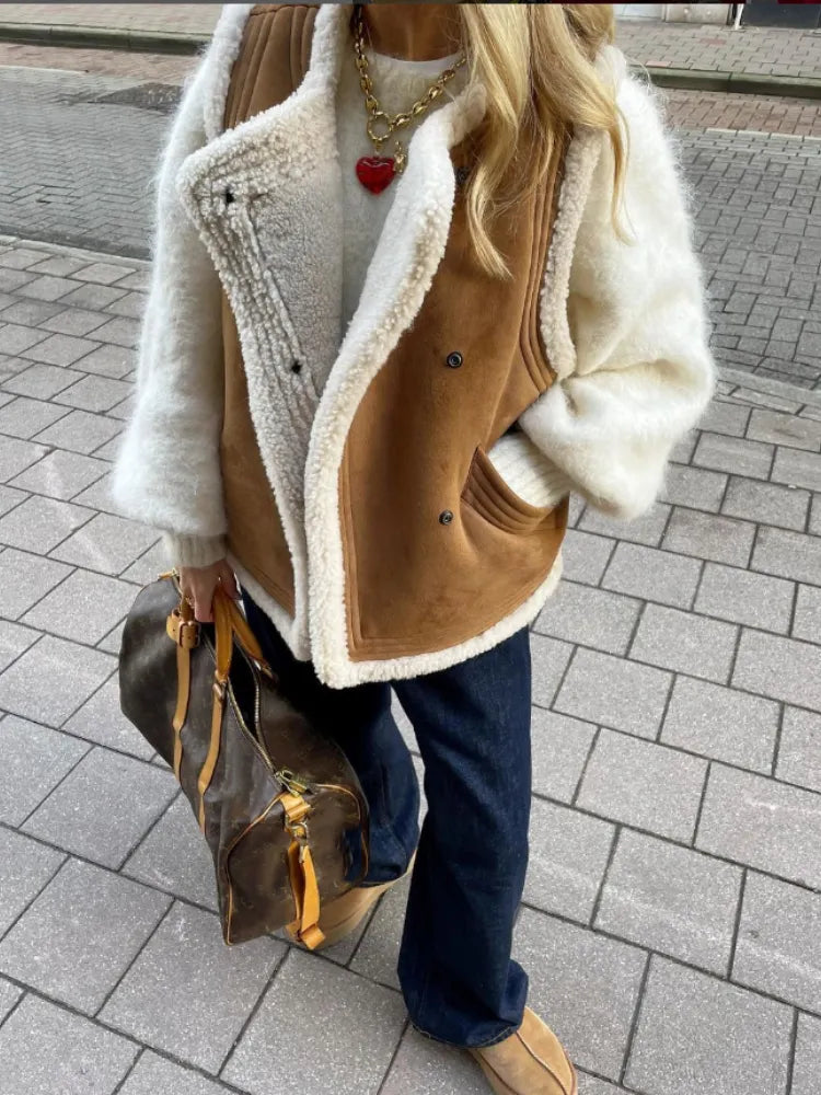 EB | Leder Winterweste Stilvoll & Zeitlos