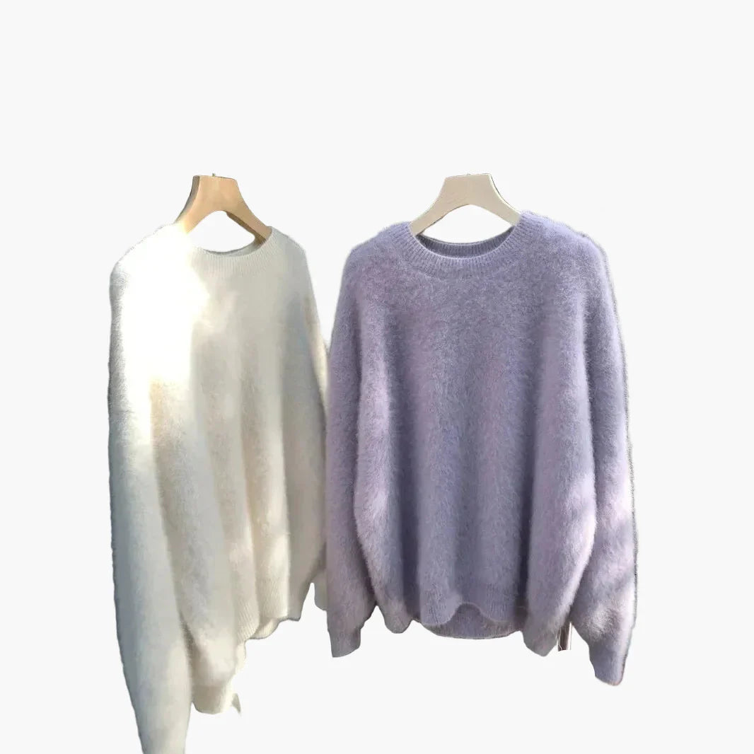 EB | Kuschelpullover Locker Geschnitten - Stilvoller Oversize Strick für Herbst & Winter