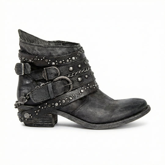 EB | Dicke Absatzgürtel Ankle Boots