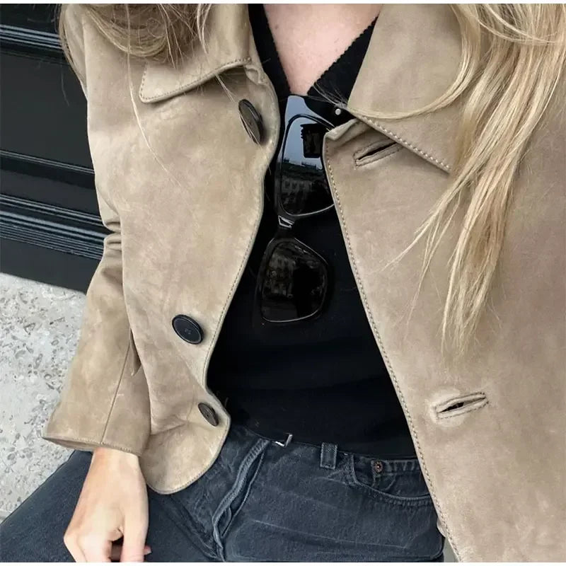 EB | Damen Wildlederjacke