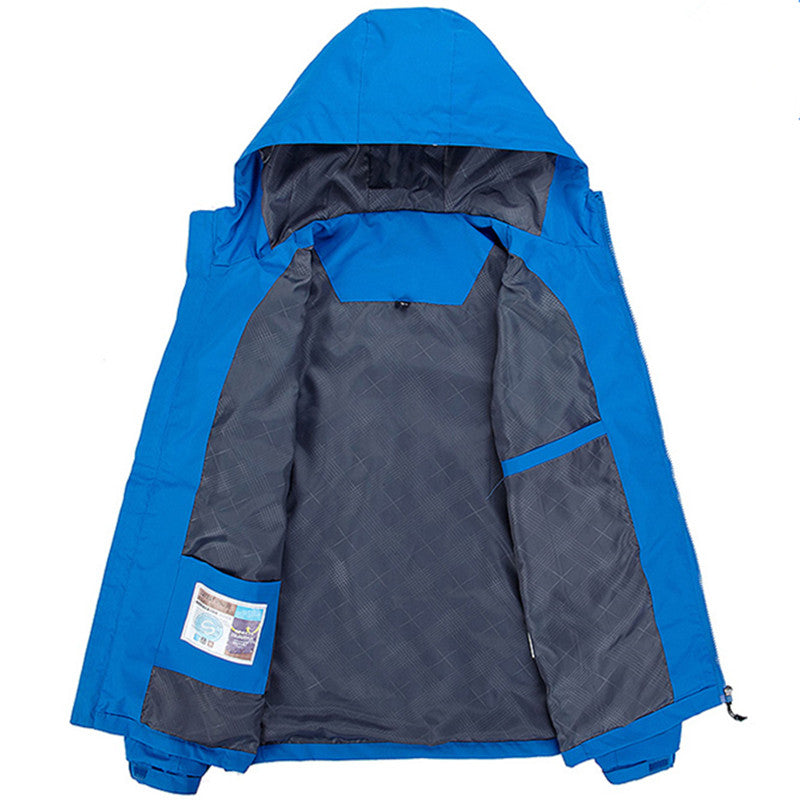 EB | Wasser- und winddichte Jacke mit Kapuze
