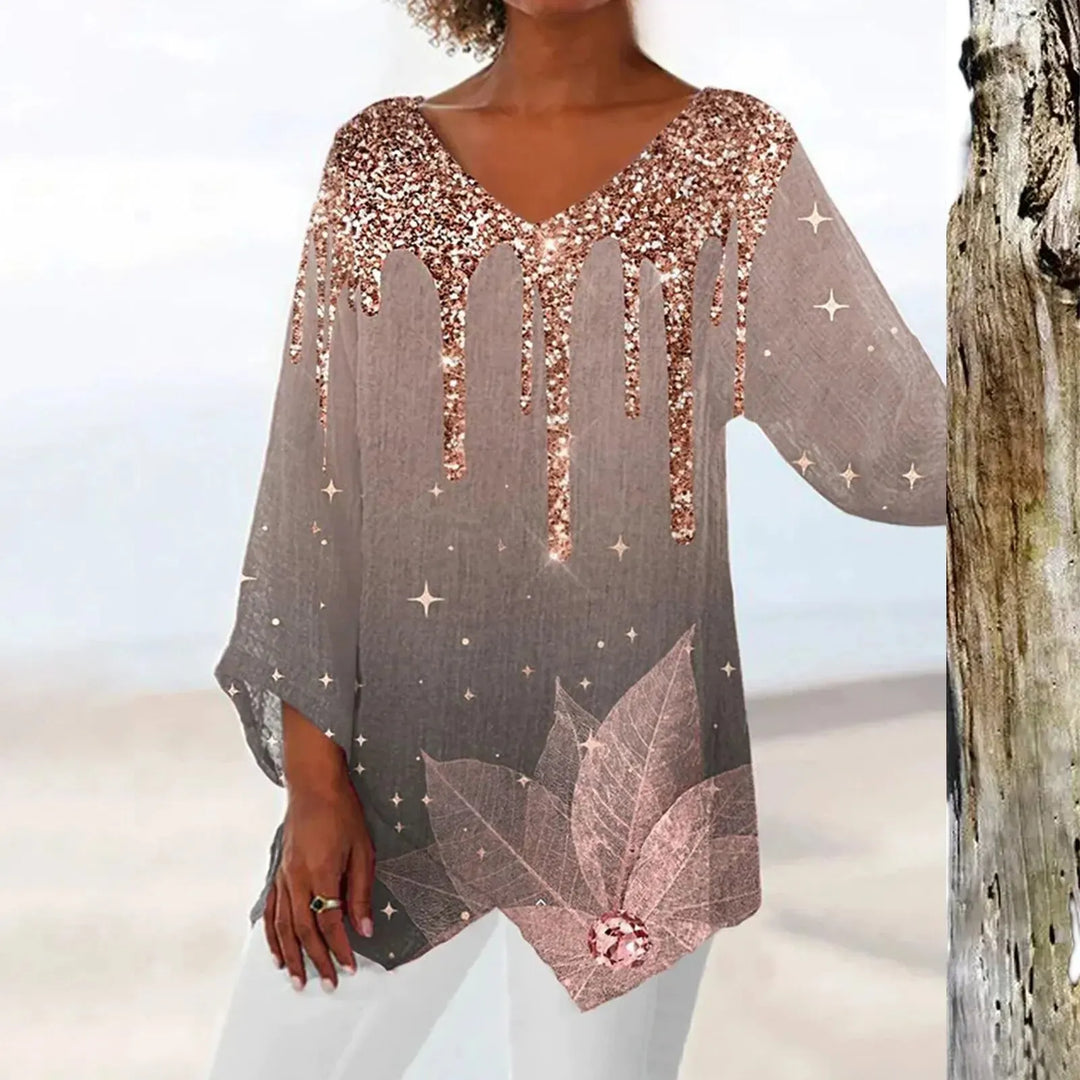 EB | Vintage V-Ausschnitt Top